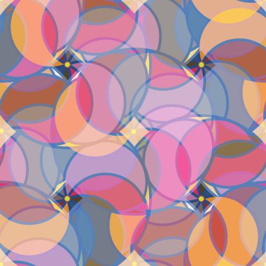 soyut geometrik renk desenli vektör çizimi