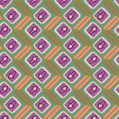 Kot düğmeleri Dikişsiz desen vektör çizim ile 