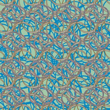 vektör çizim arka planı için daireler ile seamless modeli   