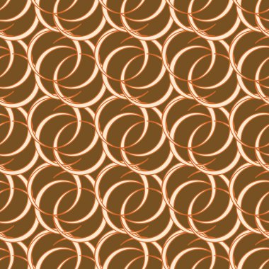 vektör çizim arka planı için daireler ile seamless modeli   