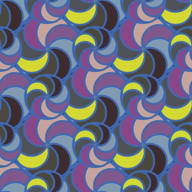 soyut geometrik renk desenli vektör çizimi