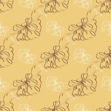 Renkli Yay ve kurdeleler sorunsuz desenli arka.