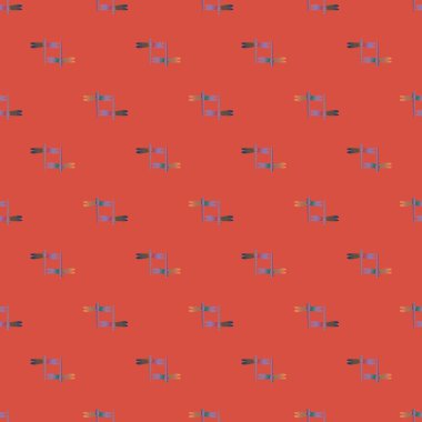 Yusufçuk seamless modeli. Vektör çizimler.