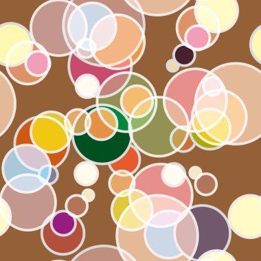 Daireler ile sorunsuz arka plan