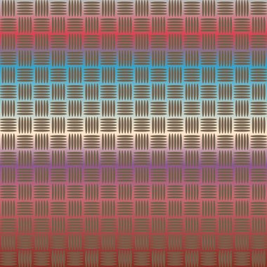 parlayan oluklu demir doku, paslanmaz çelik desen, vektör çizim 