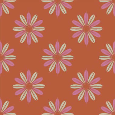  arka plan için çiçekli soyut geometrik seamless modeli