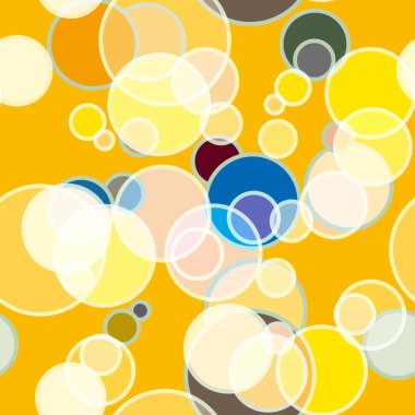 Daireler ile sorunsuz arka plan