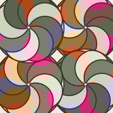 soyut geometrik renk desenli vektör çizimi