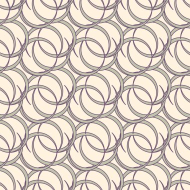 vektör çizim arka planı için daireler ile seamless modeli   