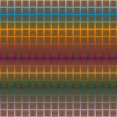 parlayan oluklu demir doku, paslanmaz çelik desen, vektör çizim 