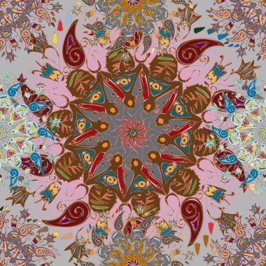 Arkaplan için soyut geometrik renkli desen. vektör illüstrasyonu 