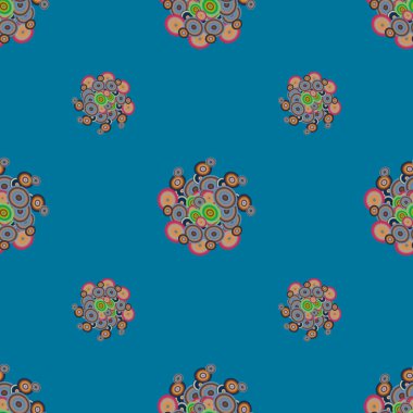 soyut geometrik renkli Dikişsiz desen arka plan için vektör çizim