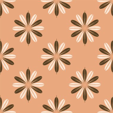  arka plan için çiçekli soyut geometrik seamless modeli