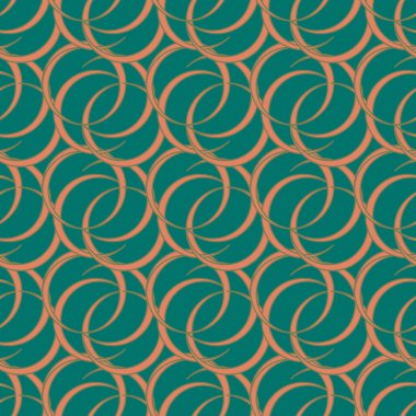 Daireler için arka plan ile Seamless modeli. vektör çizim