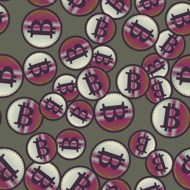 bitcoins parlak parlak pahalı sikkeleri ile Seamless modeli 