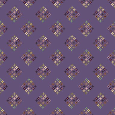  soyut çiçek geometrik Dikişsiz desen arka planı için