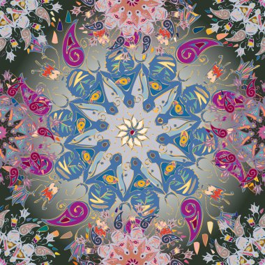 Arkaplan için soyut geometrik renkli desen. vektör illüstrasyonu 