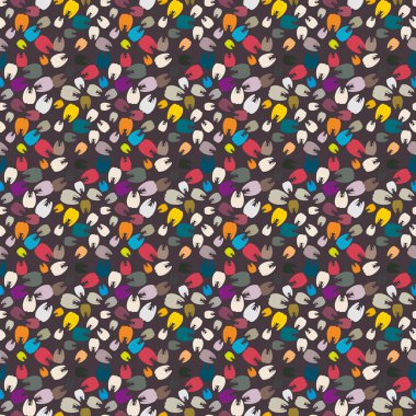 Çok renkli diş parlak Dikişsiz desen arka planı için.