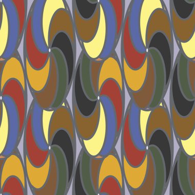 soyut geometrik renk desenli vektör çizimi