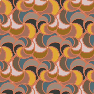 soyut geometrik renk desenli vektör çizimi