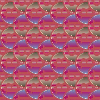 Renkli bitcoins işaretleri ile mali seamless modeli