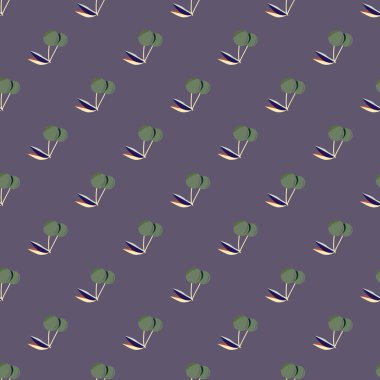 Şirin kiraz seamless modeli. Vektör çizim.