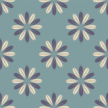  arka plan için çiçekli soyut geometrik seamless modeli