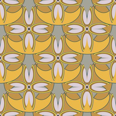 Sorunsuz çiçek desenli arka plan.