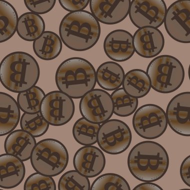 bitcoins parlak parlak pahalı sikkeleri ile Seamless modeli 