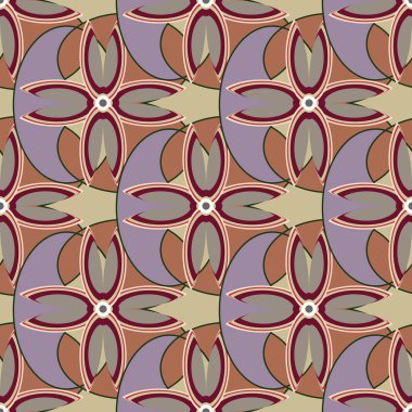 Sorunsuz çiçek desenli arka plan.