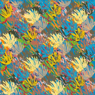 soyut dikişsiz desen, vektör illüstrasyonu