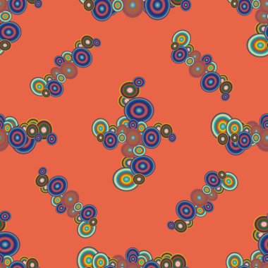 soyut geometrik renkli Dikişsiz desen arka plan için vektör çizim