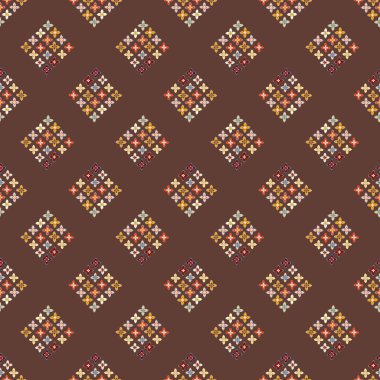  soyut çiçek geometrik Dikişsiz desen arka planı için