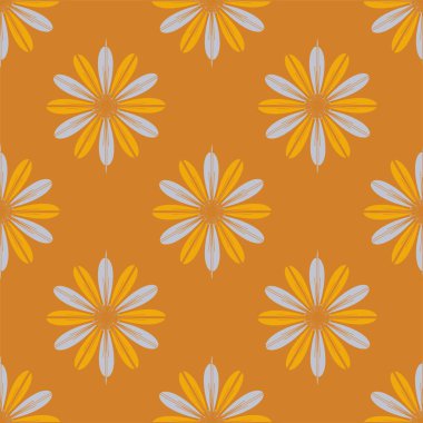  arka plan için çiçekli soyut geometrik seamless modeli