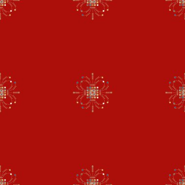 Vintage seamless modeli, vektör çizim 