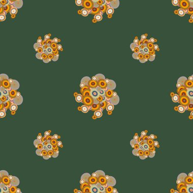 soyut geometrik renkli Dikişsiz desen arka plan için vektör çizim