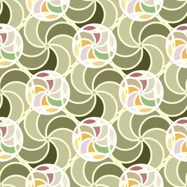 soyut geometrik renk desenli vektör çizimi