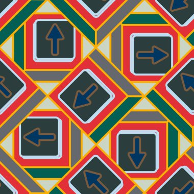 Kot düğmeleri Dikişsiz desen vektör çizim ile 