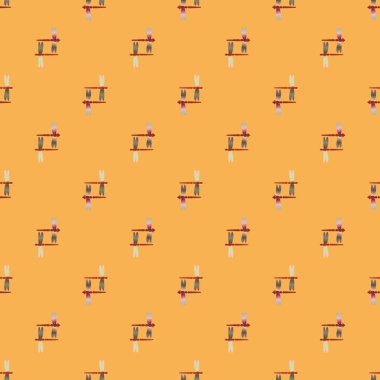 Yusufçuk seamless modeli. Vektör çizimler.