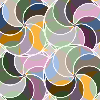 soyut geometrik renk desenli vektör çizimi