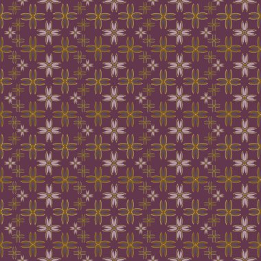 Çiçekler, vektör çizim ile çok renkli geometrik seamless modeli 