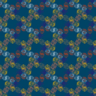 Soyut geometrik renkli seamless modeli, arka plan