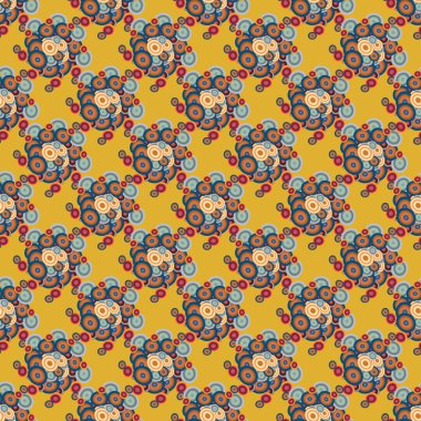 soyut geometrik renkli Dikişsiz desen arka plan için vektör çizim