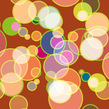 Daireler ile sorunsuz arka plan