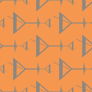 Tropik kokteyller desen, renkli kesintisiz vektör çizim