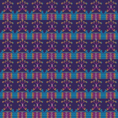 Altın seamless modeli, vektör çizim 