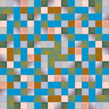 grafik küpleri ve kareler arka plan, sorunsuz tasarlamak vektör çizim 