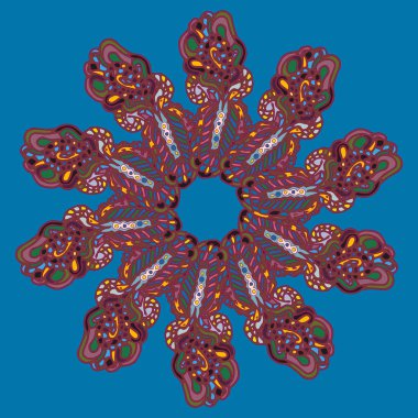 Stil zentangle yeni simetrik mandala doodle ile sanat esin kaynağı oldu. Duvar kağıdı, desen dolgularını, web sayfaları, yüzey dokuları için dekoratif nesne-ebilmek var olmak kullanılmış.