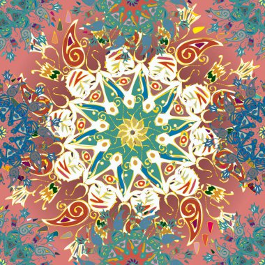 Arkaplan için soyut geometrik renkli desen. vektör illüstrasyonu 