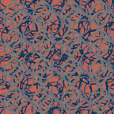 Daireler için arka plan ile Seamless modeli. vektör çizim